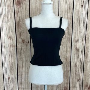 Finley Cropped Black Tank Small